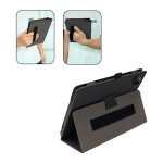 Capa Inteligente de PU Doogee T30 Max com Suporte Preto