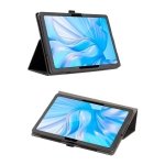 Capa Inteligente de PU Oukitel OT5 com Suporte Preto