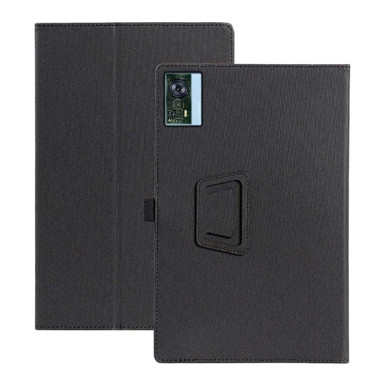 Capa Inteligente de PU Oukitel OT5S com Suporte Preto