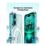 Capa Magsafe Compatível para iPhone 16 Pro 6.3’’ Transparente