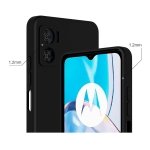 Capa Motorola Moto E22 / Moto E22i Square Liquid Premium Preto