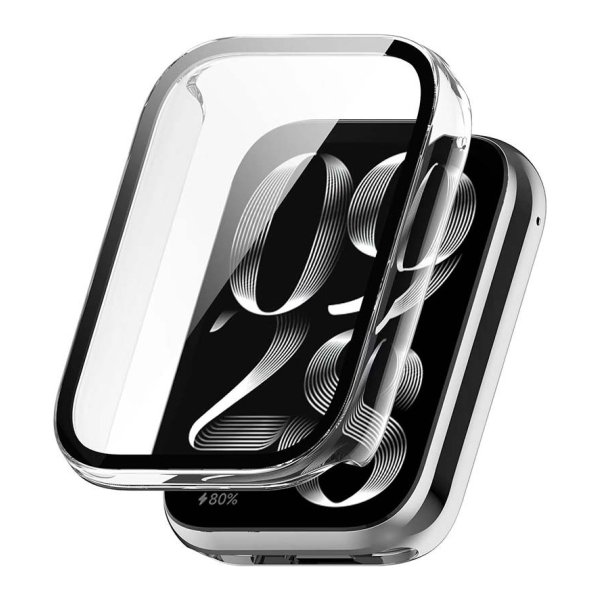 Capa PC + Vidro Temperado Xiaomi Mi Smart Band 8 Pro Transparente