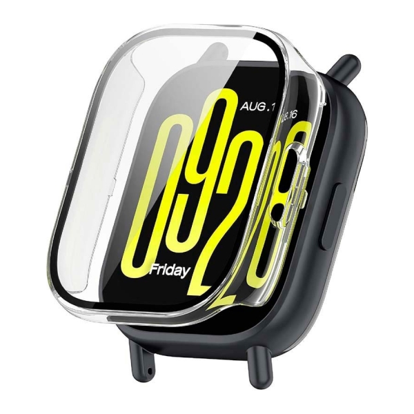 Capa PC + Vidro Temperado Xiaomi Redmi Watch 5 Active Transparente