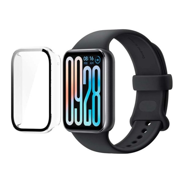 Capa PC + Vidro Temperado Xiaomi Smart Band 9 Pro Transparente