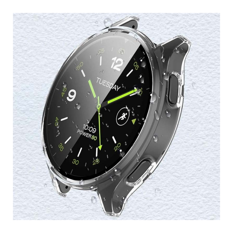 Capa PC + Vidro Temperado Xiaomi Watch 2 Transparente