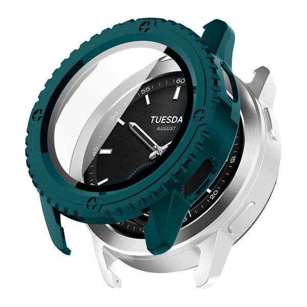 Capa PC + Vidro Temperado Xiaomi Watch S3 Verde Escuro