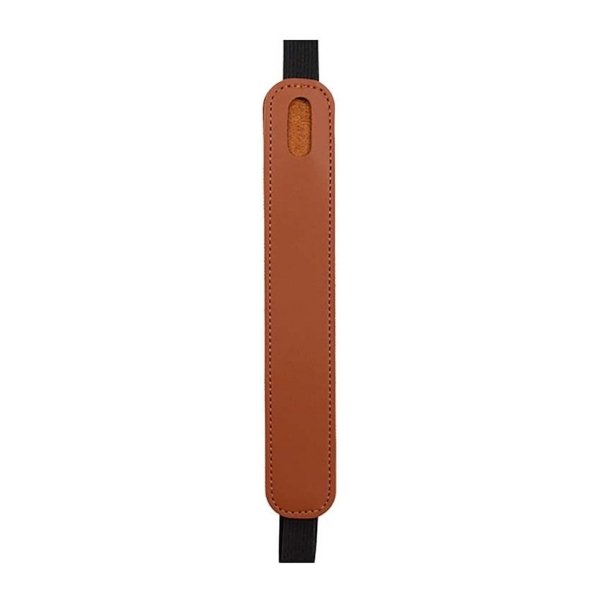 Capa PU para Stylus Pen Universal com Banda Elástica Castanho