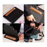 Capa PU para Stylus Pen Universal com Banda Elástica Preto