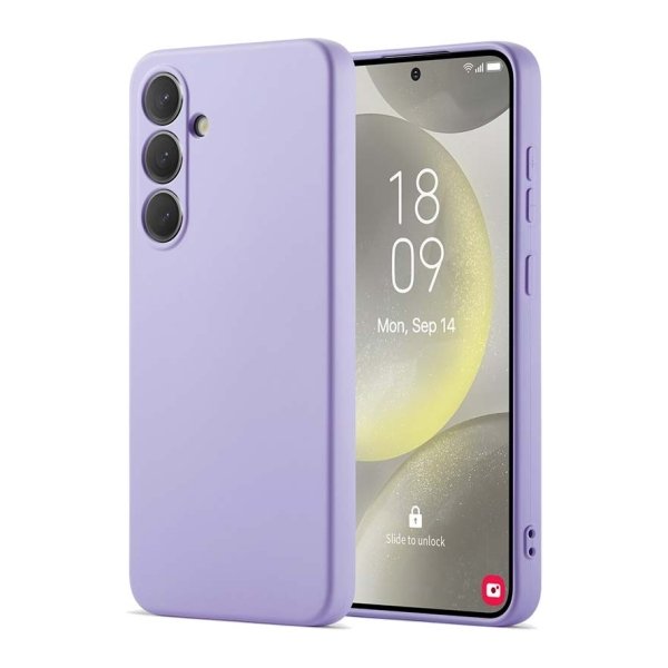 Capa Samsung Galaxy S24 FE 5G Square Liquid Premium Lavanda