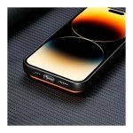 Capa Wallet Apple iPhone 15 Laranja com MagSafe e Carteira