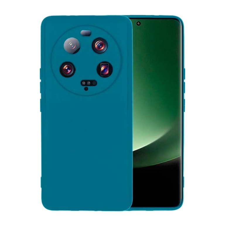 Capa Xiaomi 14 Ultra Square Liquid Premium Azul