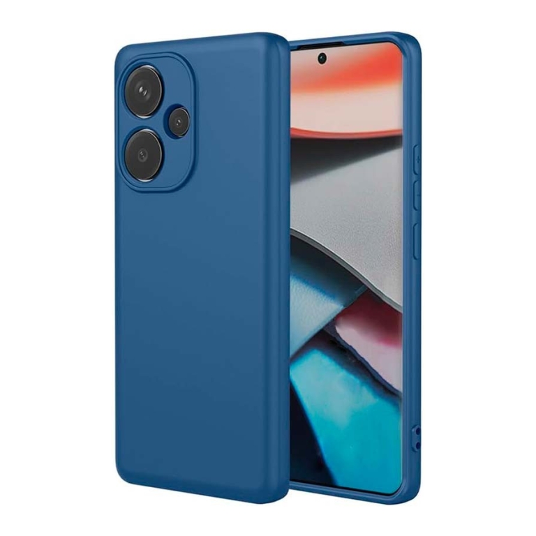 Capa Xiaomi Poco F6 5G Square Liquid Premium Azul