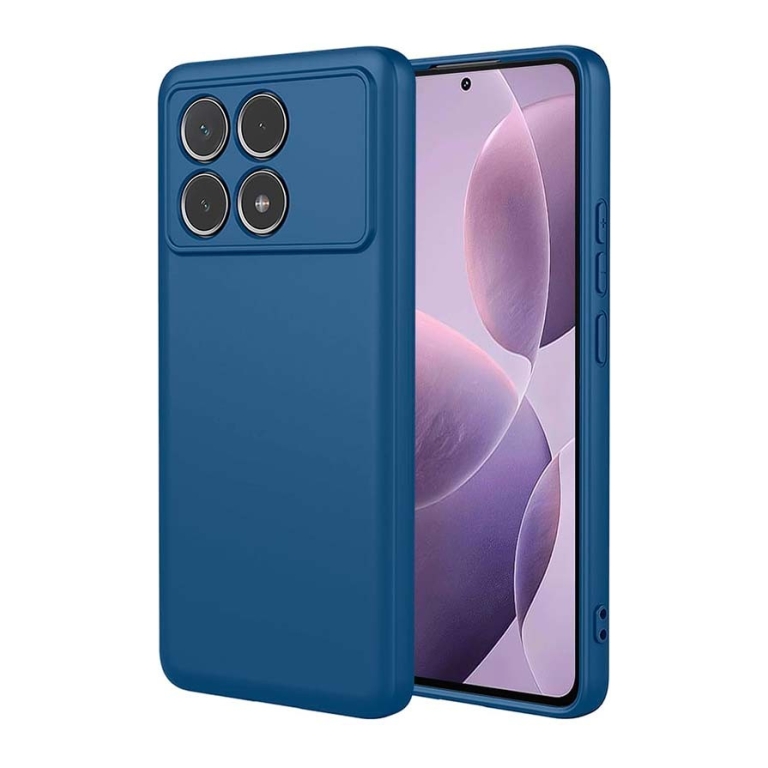 Capa Xiaomi Poco F6 Pro 5G Square Liquid Premium Azul