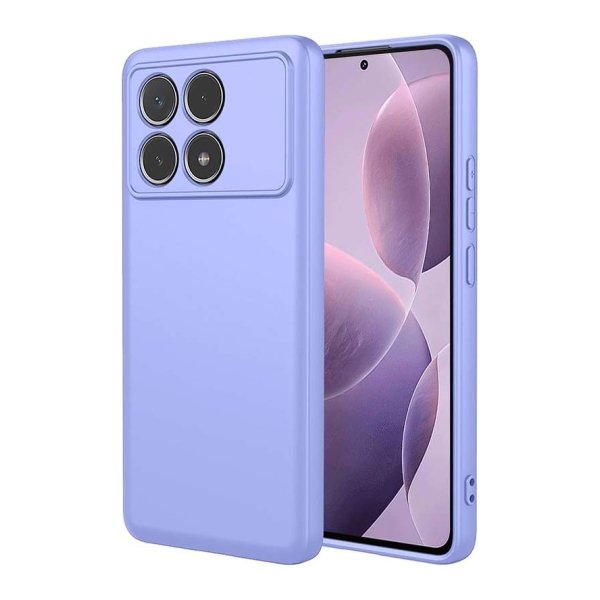 Capa Xiaomi Poco F6 Pro 5G Square Liquid Premium Lavanda