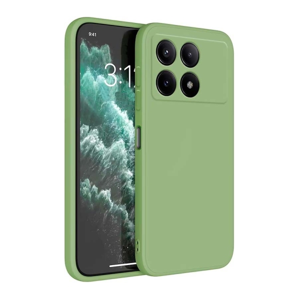 Capa Xiaomi Poco X6 Pro 5G Square Liquid Premium Verde