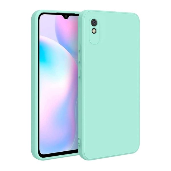 Capa Xiaomi Redmi 9A / Redmi 9AT Square Liquid Premium Verde Claro