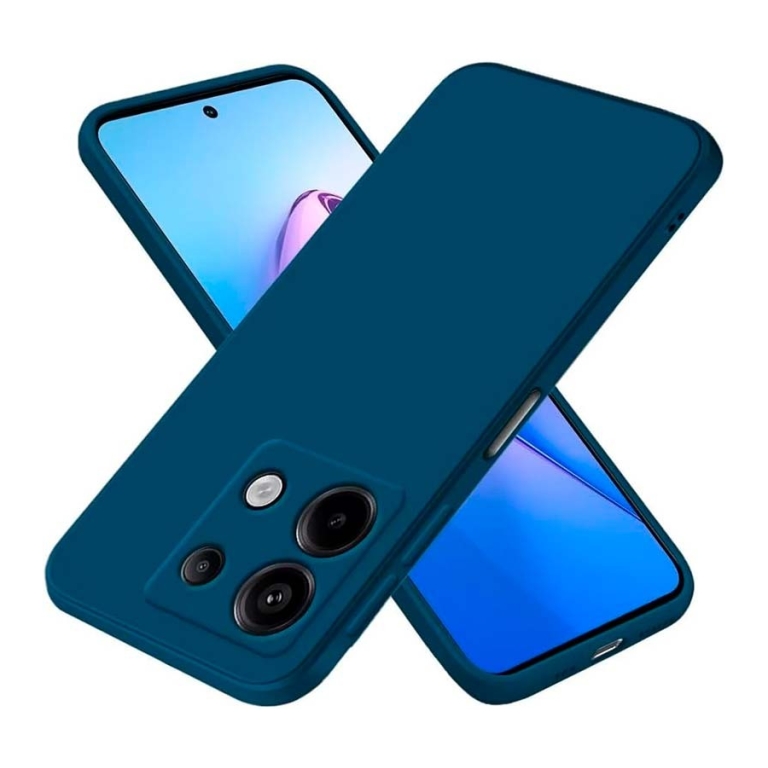 Capa Xiaomi Redmi Note 13 4G Square Liquid Premium Azul