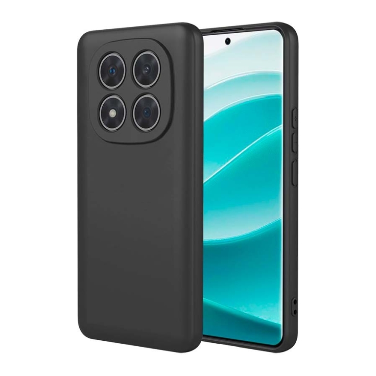 Capa Xiaomi Redmi Note 14 Pro 5G / Poco X7 5G Square Liquid Premium Preto