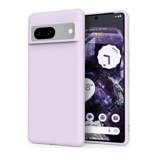 Capa de silicone Google Pixel 8 Lavanda