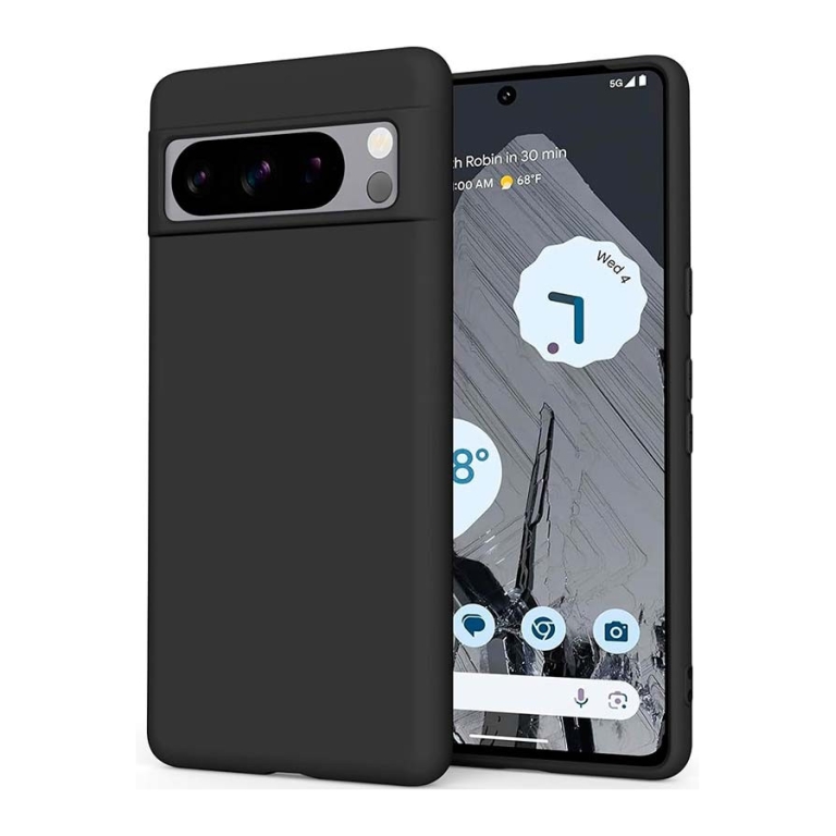 Capa de silicone Google Pixel 8 Pro Preto