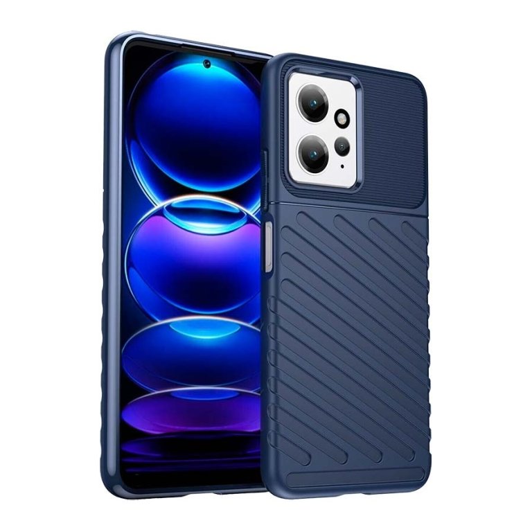 Capa de silicone Shockproof Armor Xiaomi Redmi Note 12 4G Azul