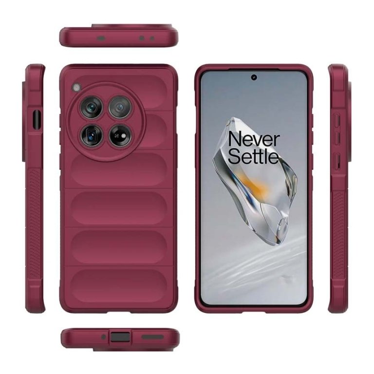 Capa de silicone Wave Oneplus 12 Borgonha