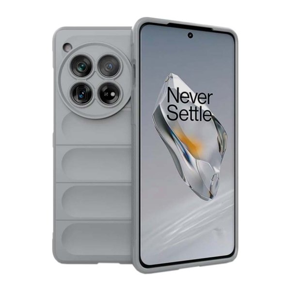 Capa de silicone Wave Oneplus 12 Cinzento Claro