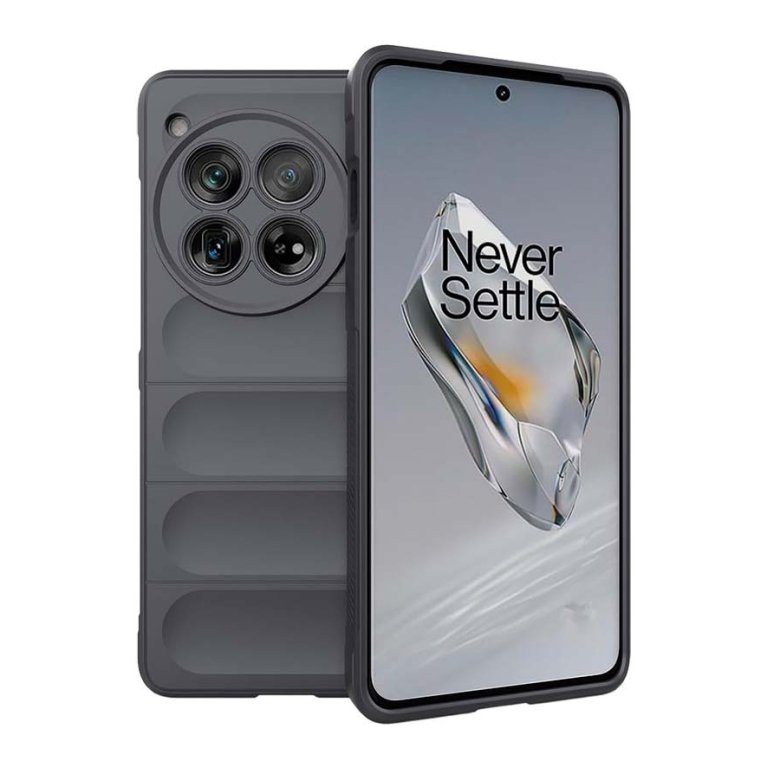Capa de silicone Wave Oneplus 12 Cinzento Escuro
