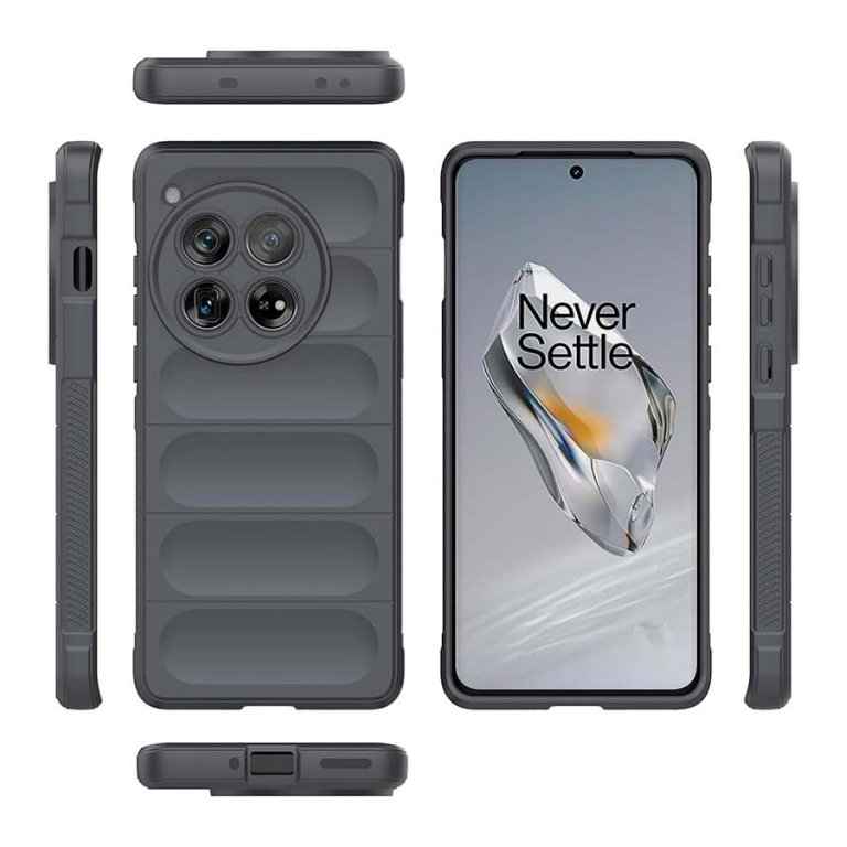 Capa de silicone Wave Oneplus 12 Cinzento Escuro
