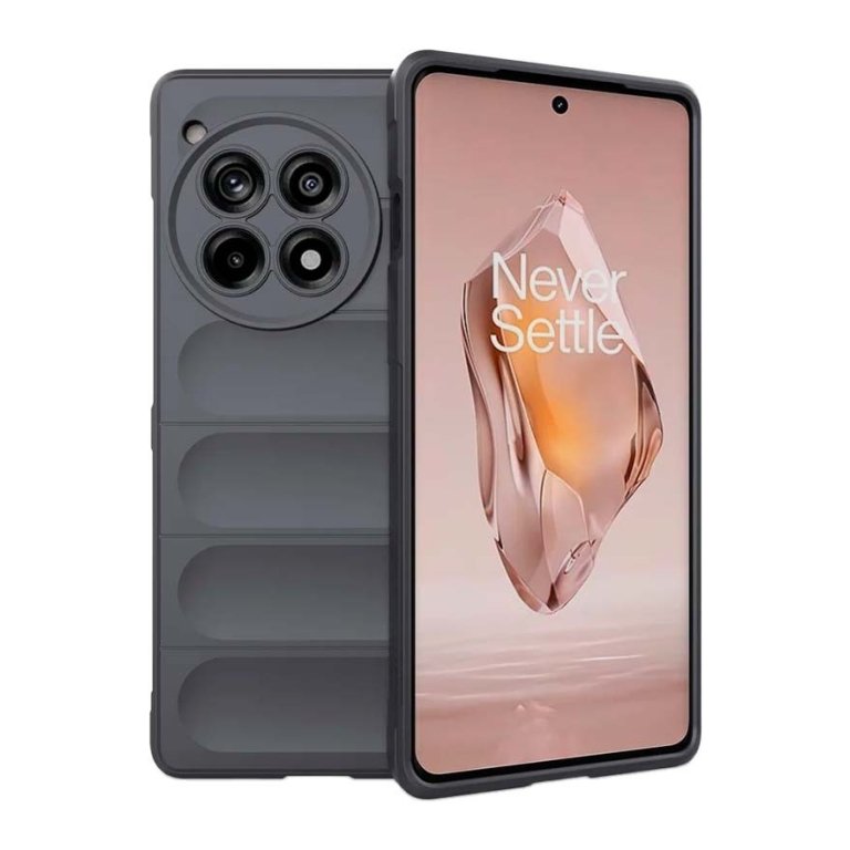 Capa de silicone Wave Oneplus 12R Cinzento Escuro