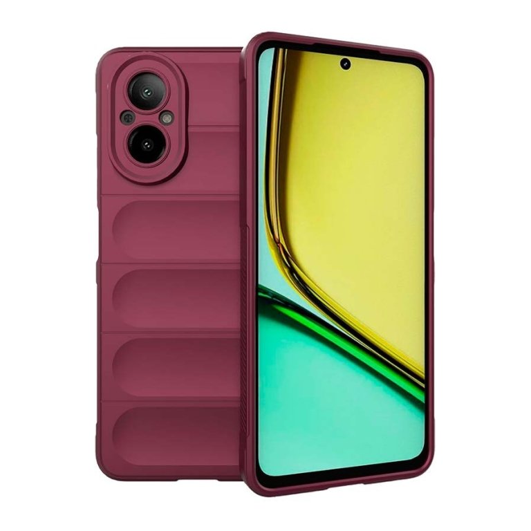 Capa de silicone Wave Realme C67 4G Borgonha