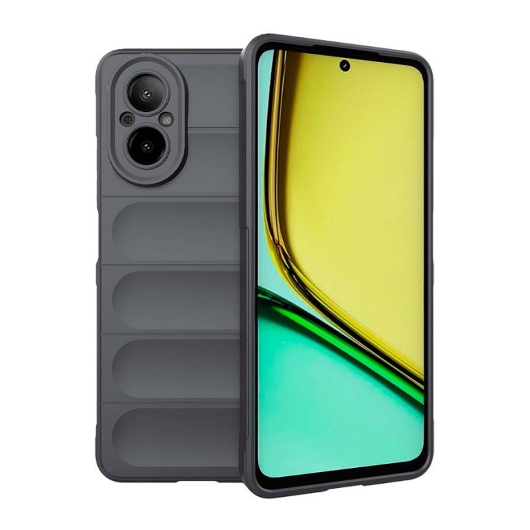 Capa de silicone Wave Realme C67 4G Cinzento Escuro