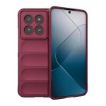 Capa de silicone Wave Xiaomi 14 Borgonha