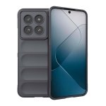 Capa de silicone Wave Xiaomi 14 Cinzento Escuro