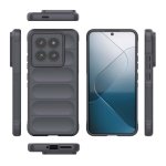 Capa de silicone Wave Xiaomi 14 Cinzento Escuro