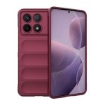 Capa de silicone Wave Xiaomi Poco X6 Pro 5G Borgonha