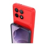 Capa de silicone Wave Xiaomi Poco X6 Pro 5G Cinzento Escuro