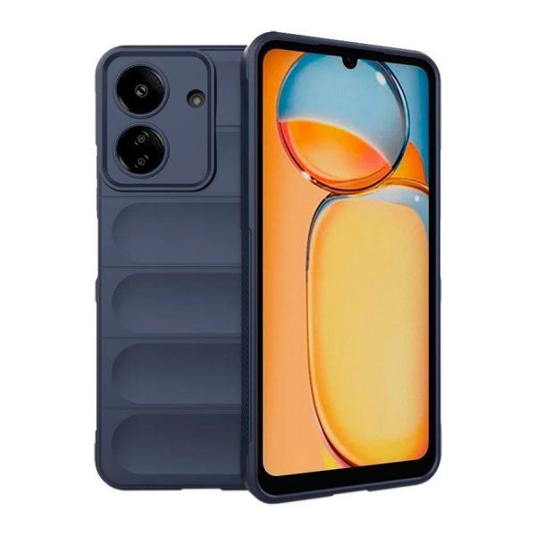 Capa de silicone Wave Xiaomi Redmi 13C / Poco C65 / Poco M6 5G Azul