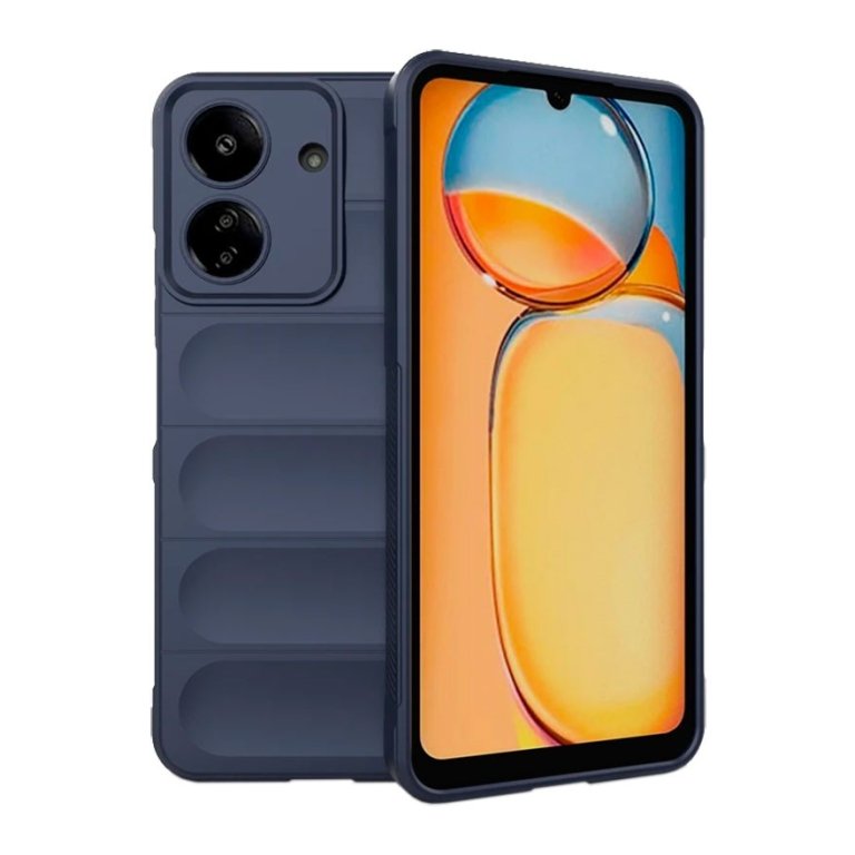 Capa de silicone Wave Xiaomi Redmi 13C / Poco C65 / Poco M6 5G Azul