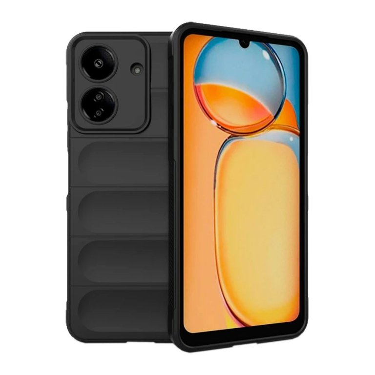 Capa de silicone Wave Xiaomi Redmi 13C / Poco C65 Preto
