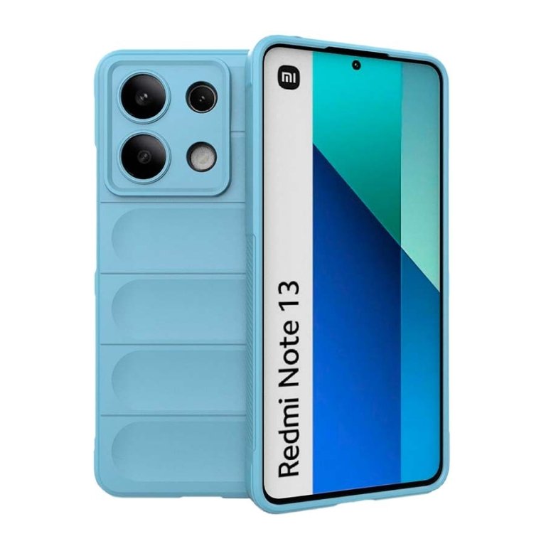 Capa de silicone Wave Xiaomi Redmi Note 13 4G Azul Claro