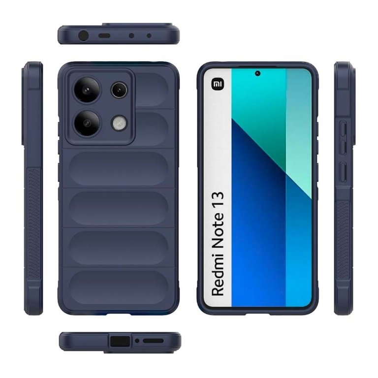 Capa de silicone Wave Xiaomi Redmi Note 13 4G Azul Escuro