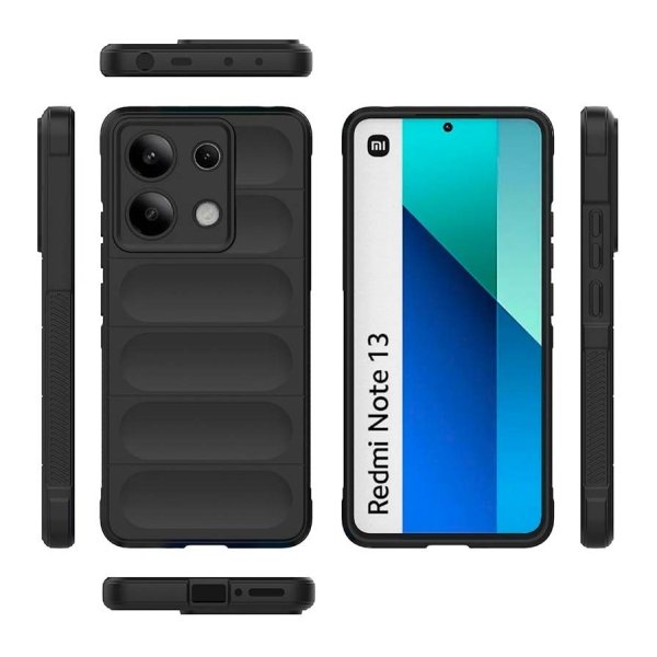 Capa de silicone Wave Xiaomi Redmi Note 13 4G Preto