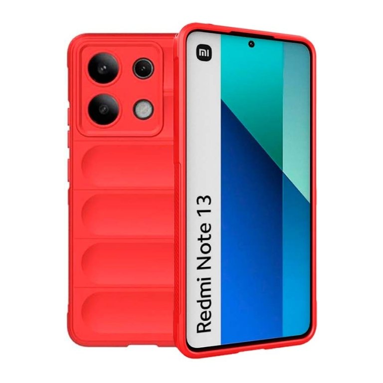 Capa de silicone Wave Xiaomi Redmi Note 13 4G Vermelho