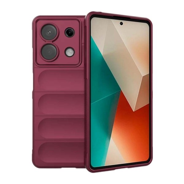 Capa de silicone Wave Xiaomi Redmi Note 13 5G Borgonha