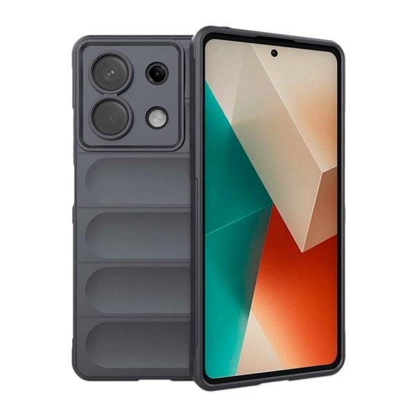 Capa de silicone Wave Xiaomi Redmi Note 13 5G Cinzento Escuro