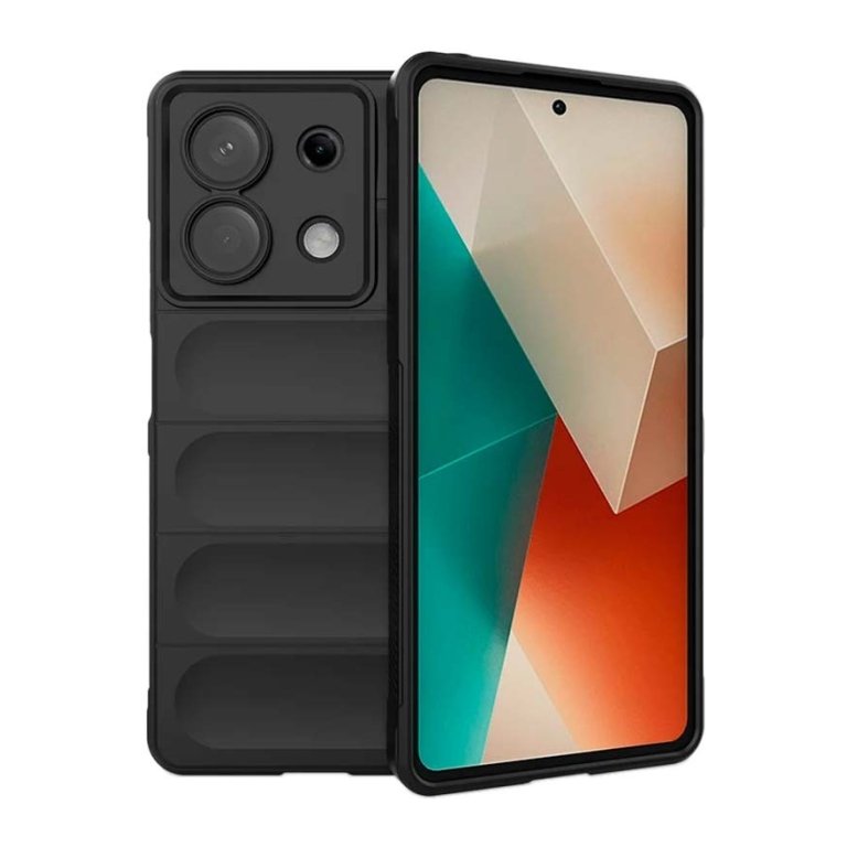 Capa de silicone Wave Xiaomi Redmi Note 13 5G Preto