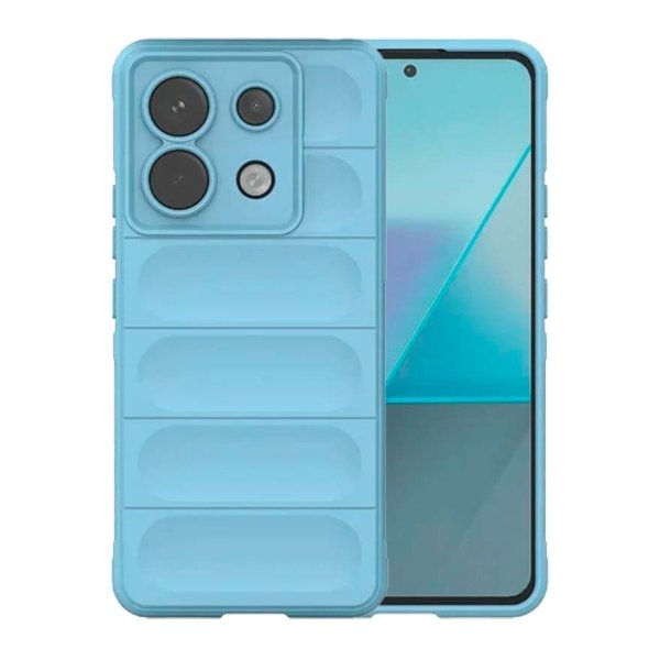 Capa de silicone Wave Xiaomi Redmi Note 13 Pro 5G / Poco X6 5G Azul Claro
