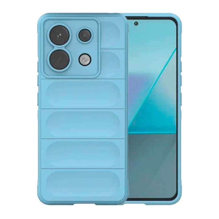 Capa de silicone Wave Xiaomi Redmi Note 13 Pro 5G / Poco X6 5G Azul Claro