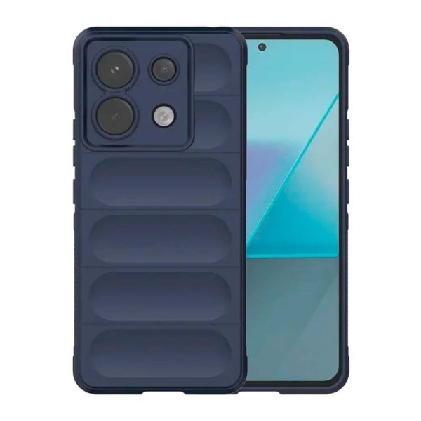 Capa de silicone Wave Xiaomi Redmi Note 13 Pro 5G / Poco X6 5G Azul Escuro